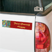 Paint Yourself Happy Bumpersticker (Op Truck)