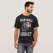 Paintball Airsoft Paintballer Paintball Addict T-shirt (Voorkant volledig)