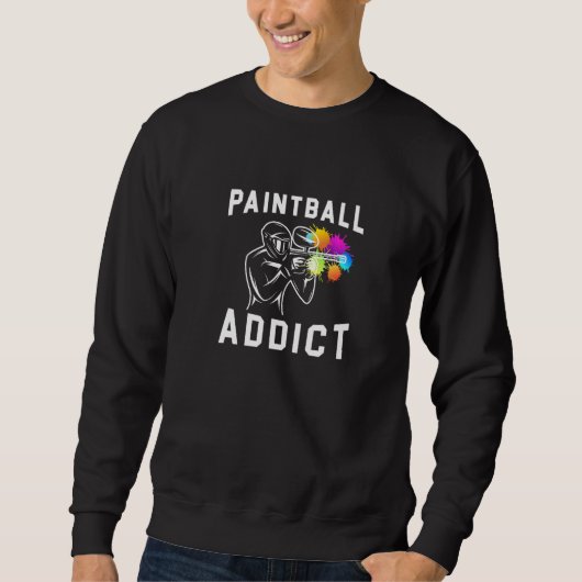 Paintball Airsoft Paintballer Paintballverslaaf Trui (Voorkant)