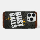 Paintball Ballen Breken iPhone Hoesje (Achterkant horizontaal)