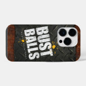 Paintball Ballen Breken iPhone Hoesje (Achterkant horizontaal)