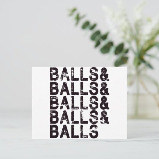 Paintball Balls Briefkaart (Staand voorkant)