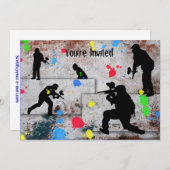 Paintball Battle Kaart (Voorkant / Achterkant)