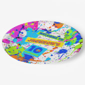 Paintball Birthday Party Papieren Bordje (Gekanteld)