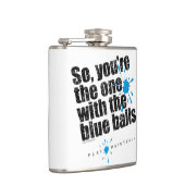 Paintball Blue Balls Heupfles (Rechts)