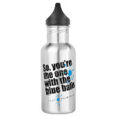 Paintball Blue Balls Waterfles (Links)