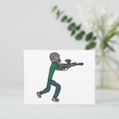 Paintball Briefkaart (Staand voorkant)