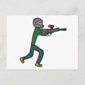 Paintball Briefkaart (Voorkant)