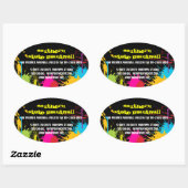 Paintball Business promotionele Sticker (Vel)