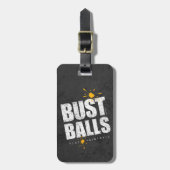 Paintball Bust Balls Bagagelabel (Voorkant verticaal)