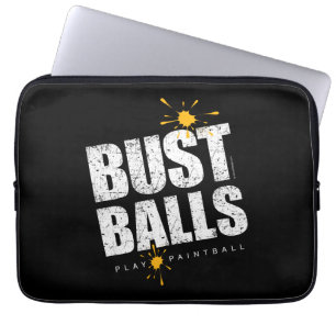 Paintball Bust Balls Laptop Sleeve