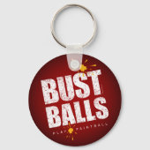 Paintball Bust Balls Sleutelhanger (Voorkant)