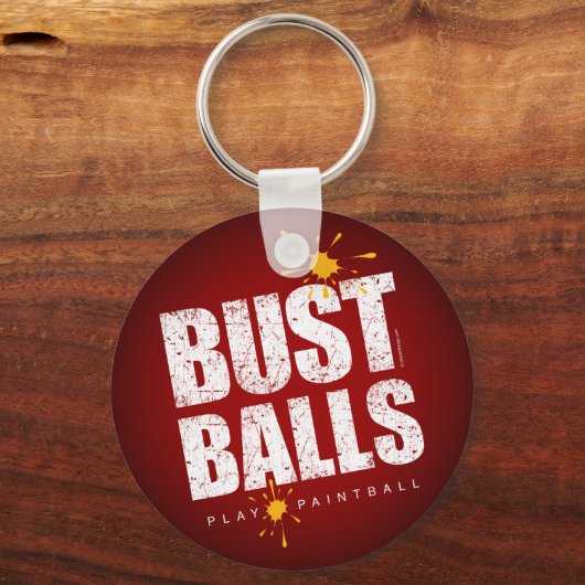 Paintball Bust Balls Sleutelhanger (Voorkant)