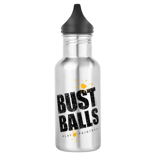 Paintball Bust Balls Waterfles (Links)