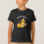 Paintball Funny Paint Pun Dark BG T-shirt (Voorkant)