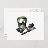 Paintball Gear 2 Briefkaart (Voorkant / Achterkant)