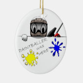 Paintball Gear Keramisch Ornament (Rechts)