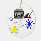 Paintball Gear Keramisch Ornament (Links)