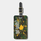 Paintball heeft lassen? bagagelabel (Voorkant verticaal)