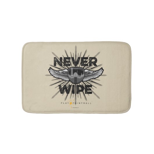 Paintball hoeft nooit te worden weggevaagd badmat (Voorkant)