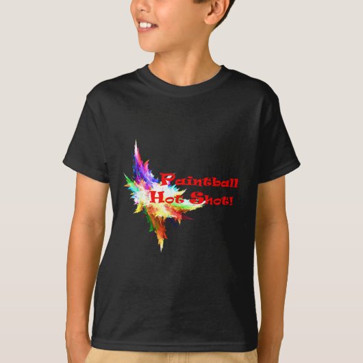 Paintball Hot Shot T-shirt (Voorkant)