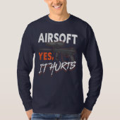 Paintball Ja Het Hurft Partij Buiten T-shirt (Voorkant)