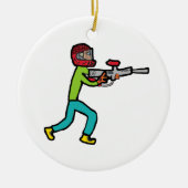 Paintball Keramisch Ornament (Voorkant)