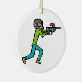 Paintball Keramisch Ornament (Rechts)