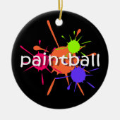 Paintball Keramisch Ornament (Voorkant)