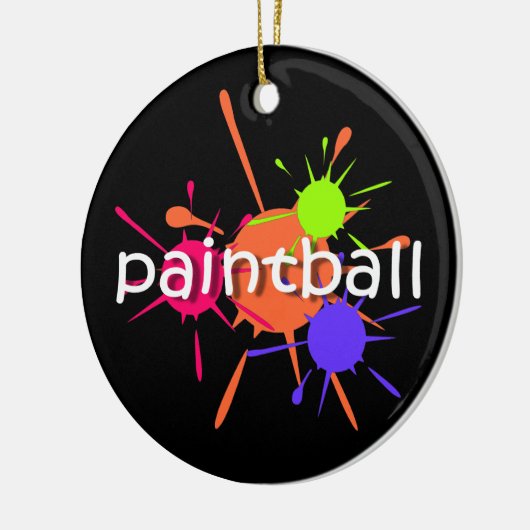 Paintball Keramisch Ornament (Links)
