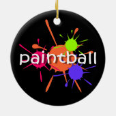 Paintball Keramisch Ornament (Achterkant)