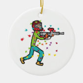 Paintball Keramisch Ornament (Voorkant)