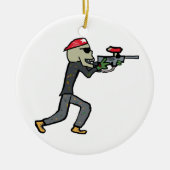 Paintball Keramisch Ornament (Voorkant)