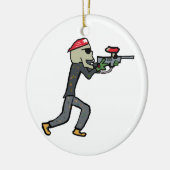 Paintball Keramisch Ornament (Links)