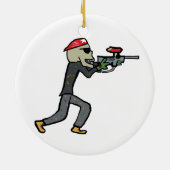 Paintball Keramisch Ornament (Achterkant)