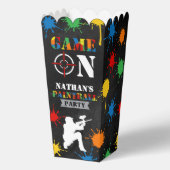 Paintball Kids Verjaardagsfeest Favoriete Boxen Bedankdoosjes (Achterkant)