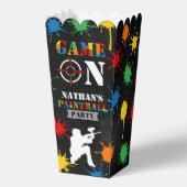 Paintball Kids Verjaardagsfeest Favoriete Boxen Bedankdoosjes (Voorkant)