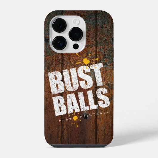 Paintball knalballen iPhone hoesje (Achterkant)