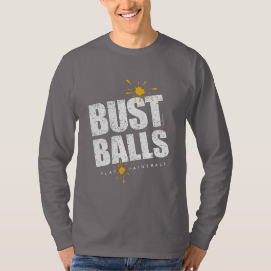 Paintball Knalballen T-shirt (Voorkant)