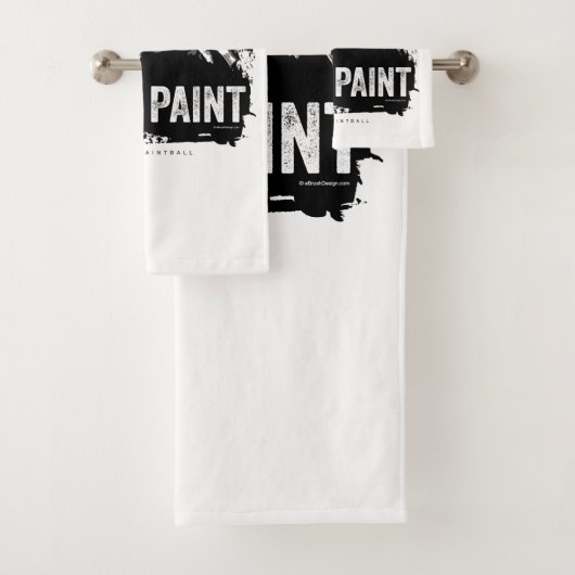 Paintball Let's Paint Bad Handdoek (Insitu)