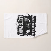 Paintball Let's Paint Bad Handdoek (Handdoek)