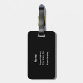 Paintball Let's Paint Bagagelabel (Achterkant verticaal)