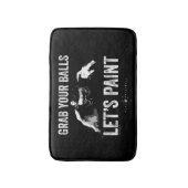 Paintball Let's Paint Bathroom Mat (Voorkant Verticaal)