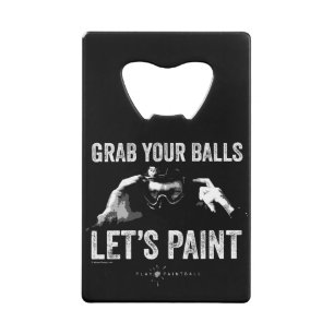 Paintball Let's Paint Creditkaart Flessenopener