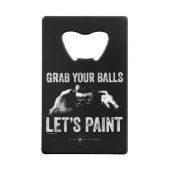 Paintball Let's Paint Creditkaart Flessenopener (Achterkant)