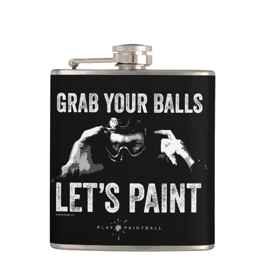 Paintball Let's Paint Heupfles (Voorkant)