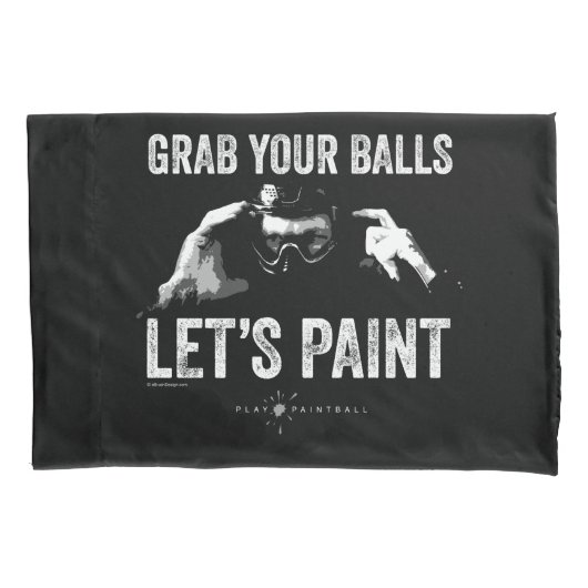 Paintball Let's Paint Kussensloop (Voorkant)