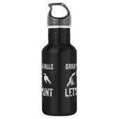 Paintball Let's Paint Waterfles (Achterkant)