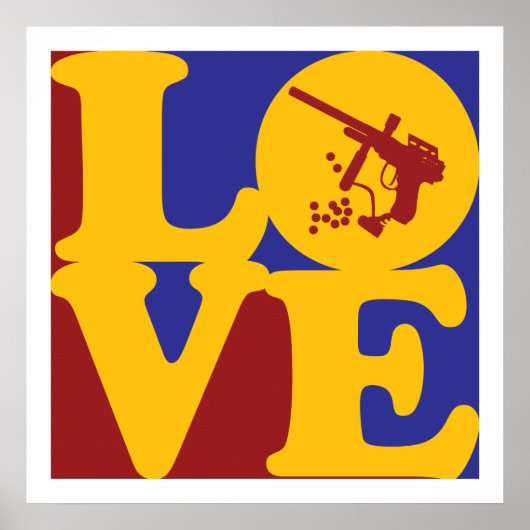 Paintball Love Poster (Voorkant)