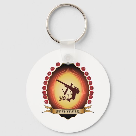 Paintball Mandorla Sleutelhanger (Voorkant)